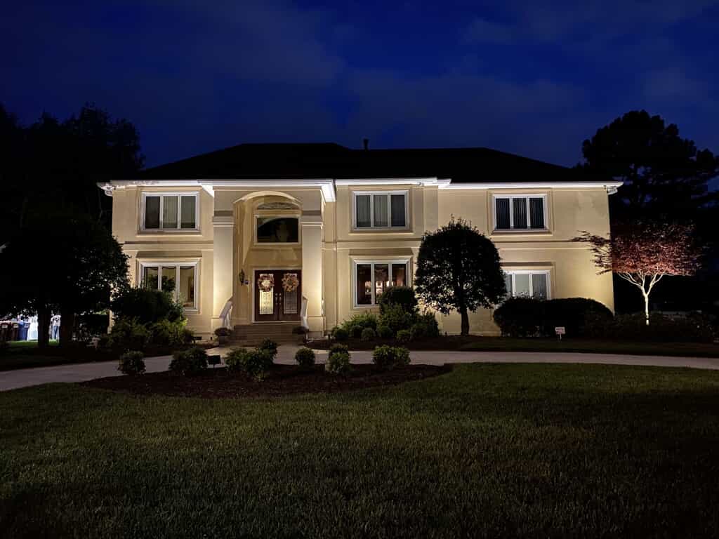 home illumination lighting at night 